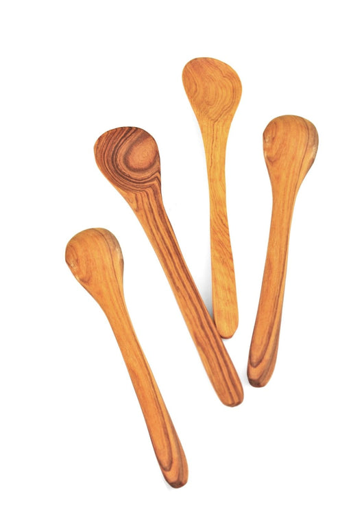 Set of 4 Wild Olive Wood Porridge Spoons - Culture Kraze Marketplace.com