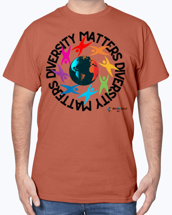 Diversity Matters Men's Cotton T-Shirt - Culture Kraze Marketplace.com