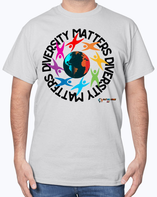 Diversity Matters Men's Cotton T-Shirt - Culture Kraze Marketplace.com