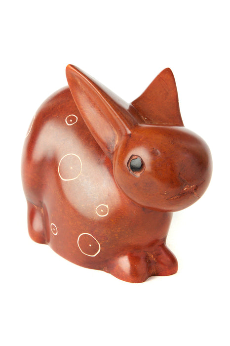 Brown Soapstone Mamma Bunny Rabbit - Culture Kraze Marketplace.com