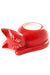 Red Soapstone Cozy Cat Tea Light Candle Holder - Culture Kraze Marketplace.com