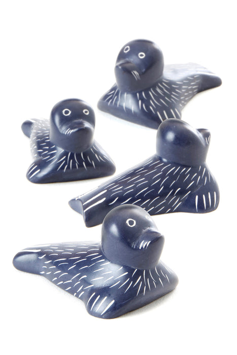 Set of Four Soapstone Fur Seal Keepsakes - Culture Kraze Marketplace.com