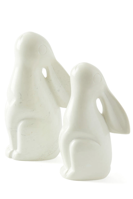 Small Natural Soapstone Singing Bunny Rabbits - Culture Kraze Marketplace.com