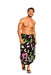 Sarong For Men Hawaiian Beach Wrap Black Pink Green - Culture Kraze Marketplace.com