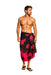 Hibiscus Flower Cover Up Sarong In Fuchsia And Black - Culture Kraze Marketplace.com
