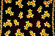 Sarong For Men Plumeria Sarong In Black Yellow - Culture Kraze Marketplace.com