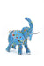 Patmore's Aqua Blue Beaded Elephant Sculpture - Culture Kraze Marketplace.com