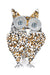 Patmore's Large Beaded Motley Owl - Culture Kraze Marketplace.com