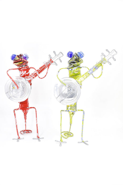 Groovy Gecko Band Banjo Sculpture - Assorted Colors - Culture Kraze Marketplace.com