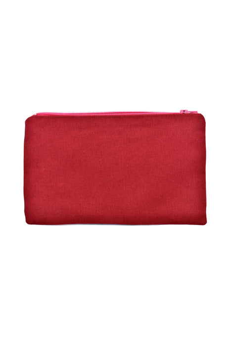 Red The Day is Sure to Come 8" African Proverb Pouch - Culture Kraze Marketplace.com