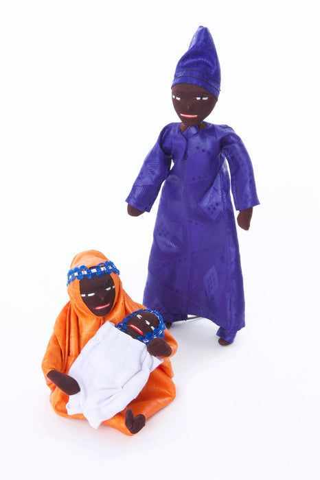 Senegalese Wax Cloth Nativity Scene - Culture Kraze Marketplace.com