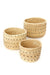Ngurunit Nomadic Camel Milking Baskets with Black Beaded Dots - Culture Kraze Marketplace.com