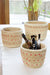 Ngurunit Nomadic Camel Milking Baskets with Red Beaded Dots - Culture Kraze Marketplace.com
