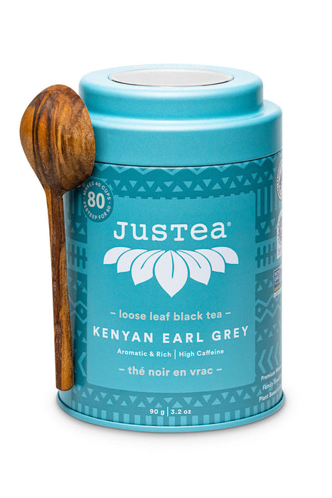 JusTea Kenyan Earl Grey Loose Leaf Tea - Culture Kraze Marketplace.com