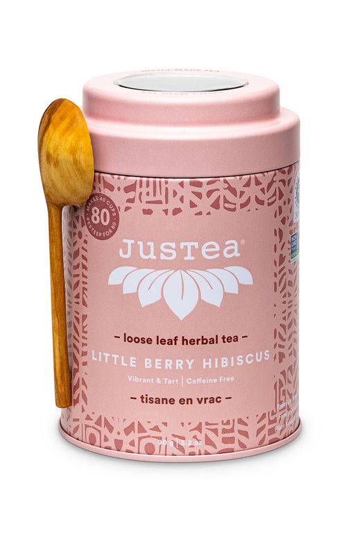 JusTea Little Berry Hibiscus Loose Leaf Tea - Culture Kraze Marketplace.com