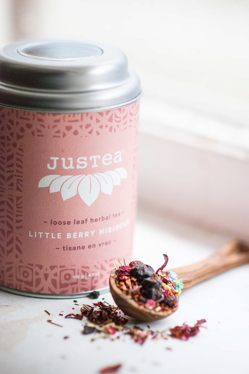 JusTea Little Berry Hibiscus Loose Leaf Tea - Culture Kraze Marketplace.com