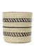 Traditional Iringa Baskets with Black Accents - Culture Kraze Marketplace.com
