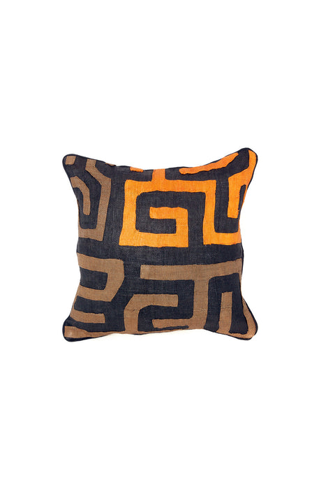 16" Congo Raffia Decorative Pillow Cover - Culture Kraze Marketplace.com