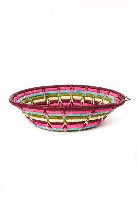 Ugandan Flower Garden Raffia Coil Baskets - Culture Kraze Marketplace.com