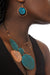 F.R.E.E. Woman Copper Viridian Leaf Necklace - Culture Kraze Marketplace.com