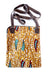 Zambian Chitenge Cloth and Brown Leather Cross Body Bag - Culture Kraze Marketplace.com