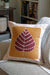 Zambian Hand Painted Luangwa Leaf Sunset Pillow Cover - Culture Kraze Marketplace.com