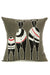 Zambian Hand Painted Zebra Pillow Cover - Culture Kraze Marketplace.com