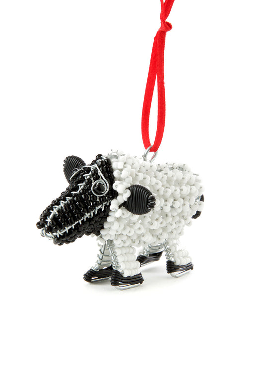 ZenZulu Hand Beaded Sheep Ornament - Culture Kraze Marketplace.com