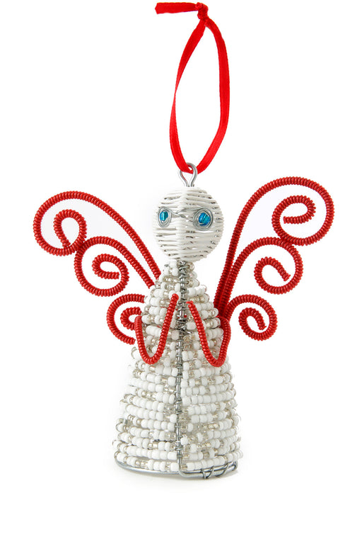 ZenZulu Hand Beaded Angel Ornament - Culture Kraze Marketplace.com