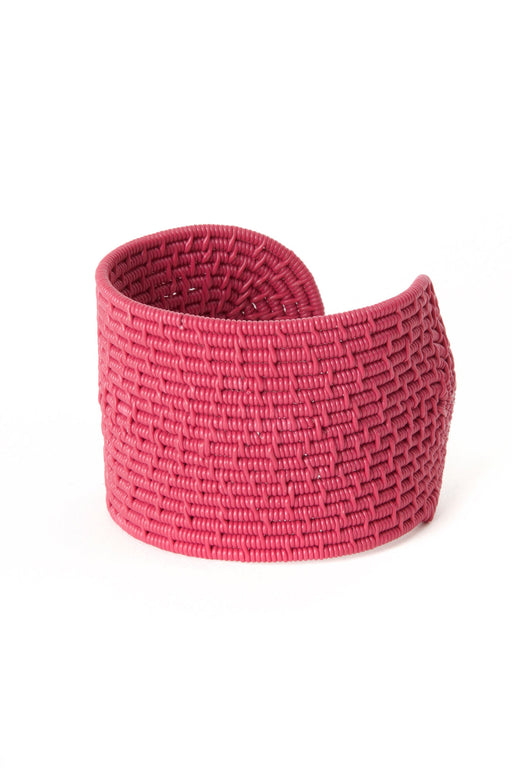 ZenZulu Cranberry Telephone Wire Cuff Bracelet - Culture Kraze Marketplace.com